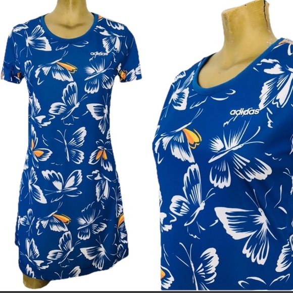 ADIDAS x FARM Rio BUTTERFLY DRESS Medium NWOT - Picture 16 of 16